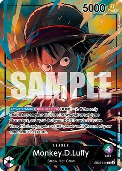 One Piece-Karte Monkey.D.Luffy (Official Playmat Limited Edition Vol.5) EB02-010v2