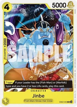 One Piece-Karte Jinbe (Tournament Pack 2025 Vol. 3) EB02-055