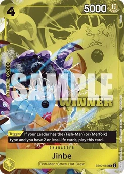 One Piece-Karte Jinbe (Winner Pack 2025 Vol. 3) EB02-055v2