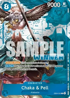 One Piece-Karte Chaka & Pell (Winner Pack 2026 Vol. 3) EB04-023v2