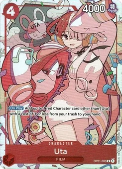 One Piece-Karte Uta - OP01-005 (Premium Card Collection -Uta-) OP01-005v4