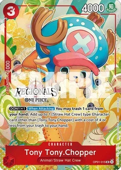 One Piece-Karte Tony Tony.Chopper (Offline Regional 2024 Vol. 3) OP01-015