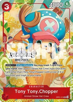 One Piece-Karte Tony Tony.Chopper (Online Regional 2024 Vol. 3) OP01-015v4