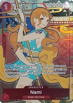 One Piece-Karte Nami (English Version 1st Anniversary Set) OP01-016