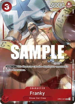 One Piece-Karte Franky (CS 2023 Celebration Pack) OP01-021