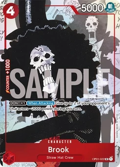 One Piece-Karte Brook - OP01-022 (Alternate Art) OP01-022