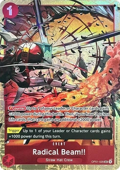 One Piece-Karte Radical Beam!! (Premium Card Collection -Best Selection Vol. 1-) OP01-029
