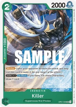 One Piece-Karte Killer (Promotion Pack 2023) OP01-039v5