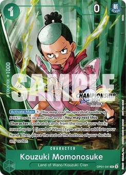 One Piece-Karte Kouzuki Momonosuke (CS 2024 Celebration Pack) OP01-041
