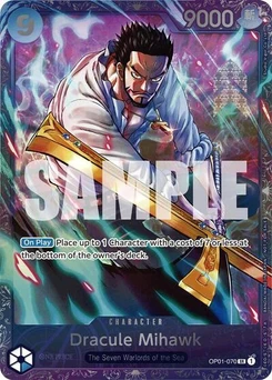 One Piece-Karte Dracule Mihawk (Treasure Cup 2024) OP01-070