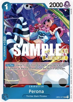 One Piece-Karte Perona (Judge Pack Vol. 2) OP01-077v5