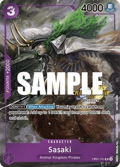 One Piece-Karte Sasaki (CS 2023 Event Pack) OP01-101v2