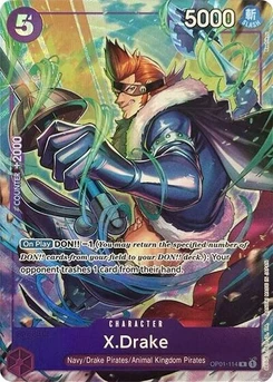 One Piece-Karte X.Drake (Premium Card Collection -Best Selection Vol. 2-) OP01-114v4