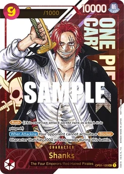 One Piece-Karte Shanks (Championship 2023) [Serial Number] OP01-120