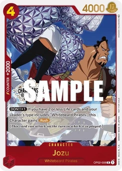 One Piece-Karte Jozu (Store Championship Participation Pack Vol. 2) OP02-008v3