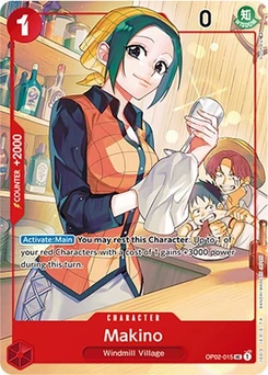 One Piece-Karte Makino (Japanese 1st Anniversary Set) OP02-015