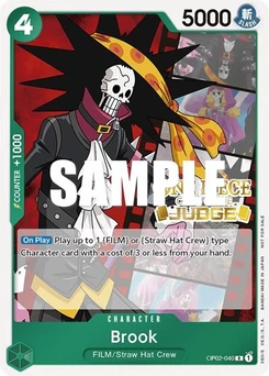 One Piece-Karte Brook (Judge Pack Vol. 2) OP02-040