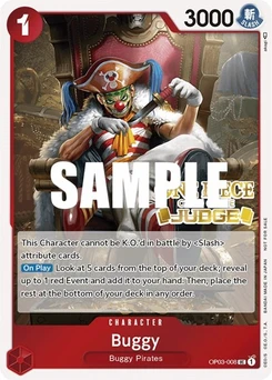 One Piece-Karte Buggy (Judge Pack Vol. 2) OP03-008