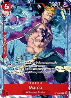 One Piece-Karte Marco (Japanese 1st Anniversary Set) OP03-013v2