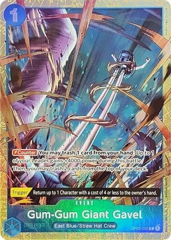 One Piece-Karte Gum-Gum Giant Gavel (Premium Card Collection -Best Selection Vol. 2-) OP03-055