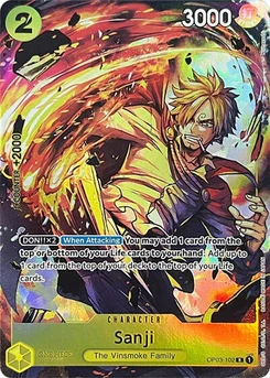 One Piece-Karte Sanji (Premium Card Collection -BANDAI CARD GAMES Fest. 23-24 Edition-) OP03-102v7
