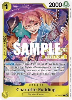 One Piece-Karte Charlotte Pudding (Judge Pack Vol. 2) OP03-112v3