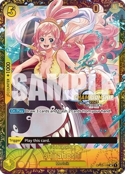 One Piece-Karte Shirahoshi (October Championship 2024 Online Regional) OP03-116v2