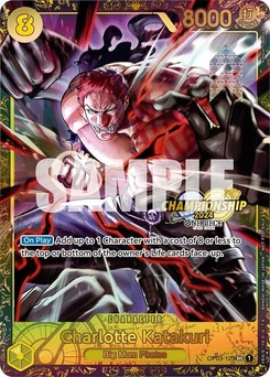 One Piece-Karte Charlotte Katakuri (Championship 2024) OP03-123