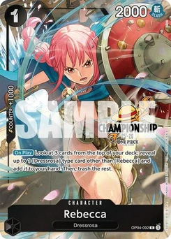 One Piece-Karte Rebecca (CS 25-26 Celebration Pack) OP04-092