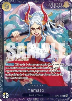 One Piece-Karte Yamato (Championship 2024 Finals 2nd Place) OP04-112