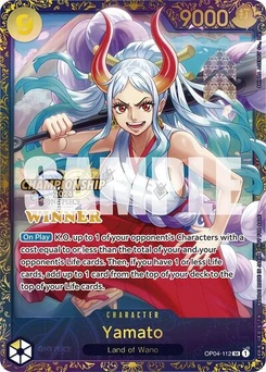One Piece-Karte Yamato (Championship 2024 Finals Winner) OP04-112v3