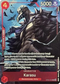 One Piece-Karte Karasu (Premium Card Collection -Best Selection Vol. 2-) OP05-005