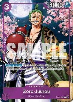 One Piece-Karte Zoro-Juurou (CS 25-26 Event Pack) OP05-067v2