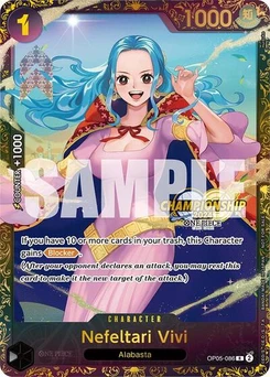 One Piece-Karte Nefeltari Vivi (October Championship 2024 Store Regionals) OP05-086