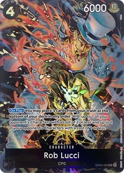 One Piece-Karte Rob Lucci (Illustration Box EX) OP05-093