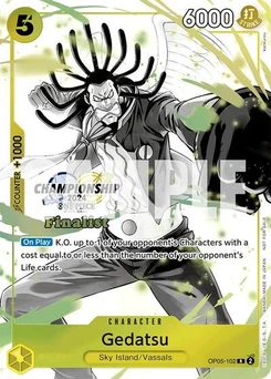 One Piece-Karte Gedatsu (Championship 2024 Finalist Card Set Vol. 2) OP05-102