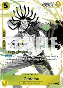 One Piece-Karte Gedatsu (Championship 2024 Top Player Pack Vol. 2) OP05-102v3
