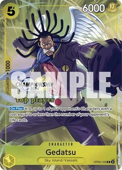 One Piece-Karte Gedatsu (Championship 2024 Top Player Pack) OP05-102v4