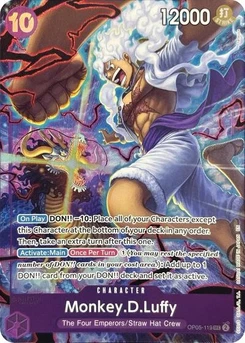 One Piece-Karte Monkey.D.Luffy (119) (English Version 2nd Anniversary Set) OP05-119