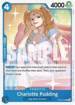 One Piece-Karte Charlotte Pudding (Tournament Pack 2025 Vol. 1) OP06-047v2