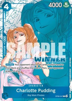 One Piece-Karte Charlotte Pudding (Winner Pack 2025 Vol. 1) OP06-047v3