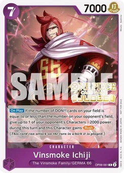 One Piece-Karte Vinsmoke Ichiji (Judge Pack Vol. 5) OP06-061