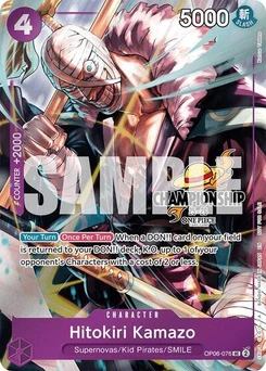 One Piece-Karte Hitokiri Kamazo (CS 25-26 Celebration Pack) OP06-076