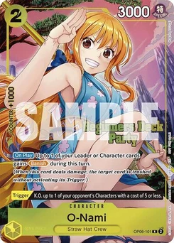 One Piece-Karte O-Nami (Beginners Deck Party [ST-23] - [ST-28] Winner Pack) OP06-101v2