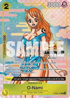 One Piece-Karte O-Nami (CS 25-26 Event Pack Finalist Ver.) OP06-101v3