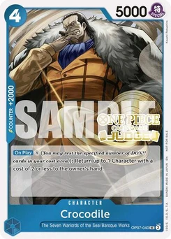 One Piece-Karte Crocodile (Judge Pack Vol. 6) OP07-040