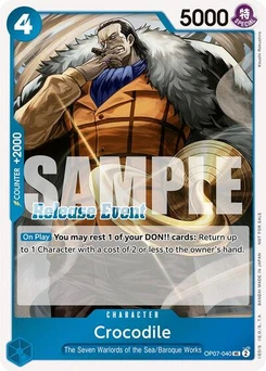 One Piece-Karte Crocodile (ST15 - ST20 Release Event Winner Pack) OP07-040v3
