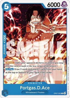One Piece-Karte Portgas.D.Ace (Tournament Pack 2024 Oct.-Dec.) OP07-053v2