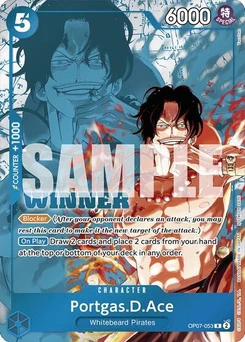 One Piece-Karte Portgas.D.Ace (Winner Pack 2024 Oct.-Dec.) OP07-053v3