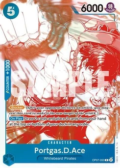 One Piece-Karte Portgas.D.Ace - OP07-053 (3rd Anniversary Treasure Campaign Pack) OP07-053v4